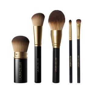 Laura Geller 5 Piece Black Full Face Brush Set